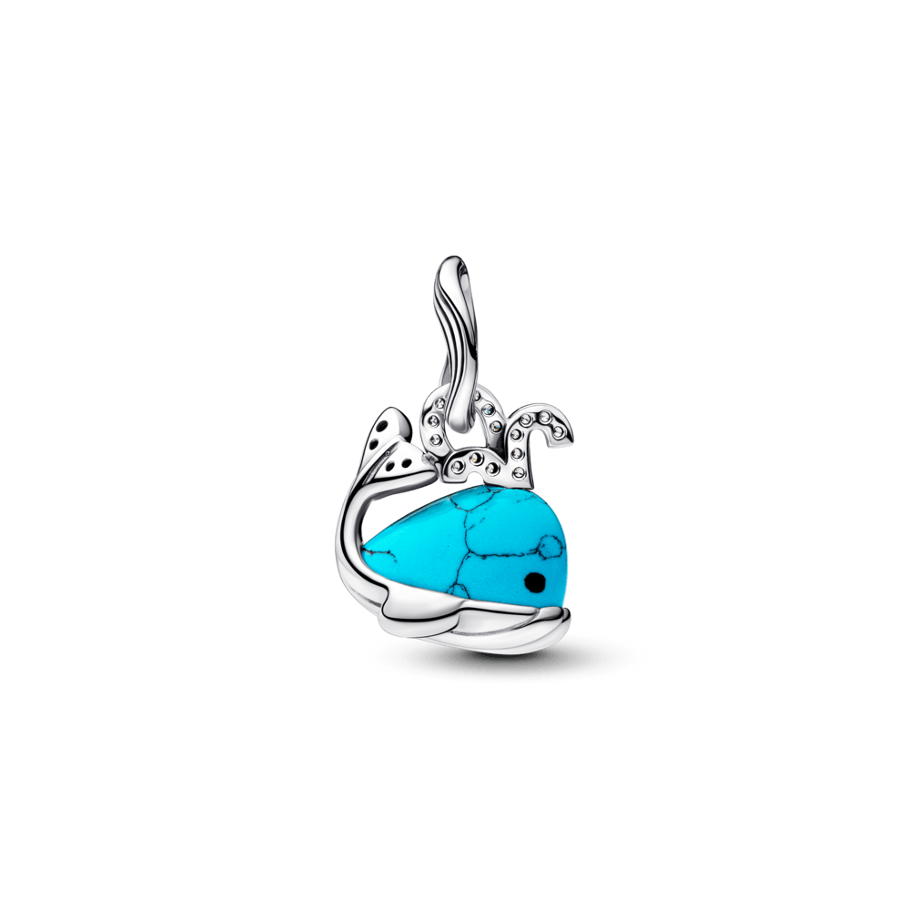 Charm Colgante Ballena Color Turquesa - Charms Factory
