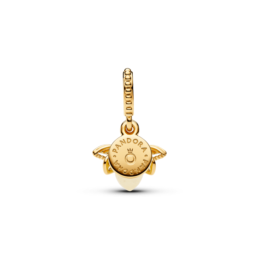 Charm Colgante Luciérnaga que Brilla en la Oscuridad Dorado - Charms Factory