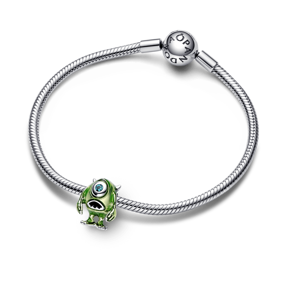 Charm Mike Wazowski de Disney Pixar Pandora Plata Esterlina - Charms Factory