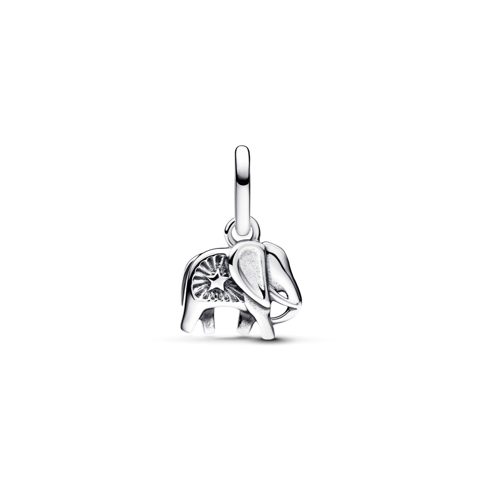 Mini Charm Colgante Elefante Azul Turquesa - Charms Factory