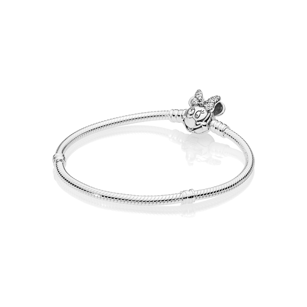 Brazalete PANDORA Retrato De Minnie Reluciente De Disney - Charms Factory