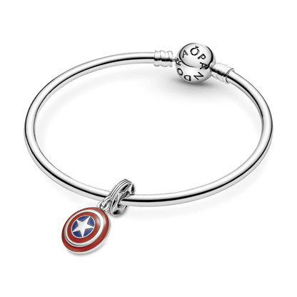 Charm Colgante Escudo Del Capitán América De The Avengers De Marvel - Charms Factory