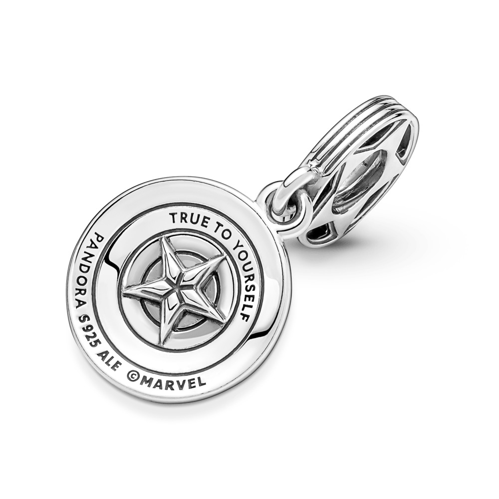 Charm Colgante Escudo Del Capitán América De The Avengers De Marvel - Charms Factory
