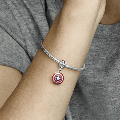 Charm Colgante Escudo Del Capitán América De The Avengers De Marvel - Charms Factory