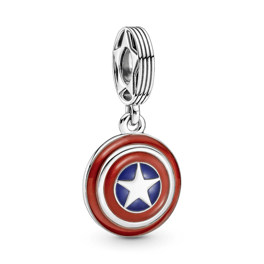 Charm Colgante Escudo Del Capitán América De The Avengers De Marvel - Charms Factory