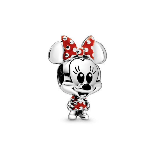 Charm Vestido de lunares y moño de Minnie Mouse de Disney - Charms Factory